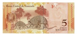 Venezuela 5 Bolivares 2007 Çil YKP7917 - 2