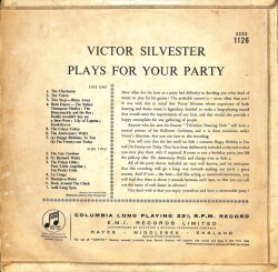 Victor Silvester – Plays For Your Party UK 1958 LP (109) PLK17508 - 2