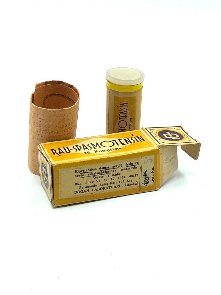 Vintage Rau-spasmotensin 1957 İlaç Kutusu MDL157 - 2