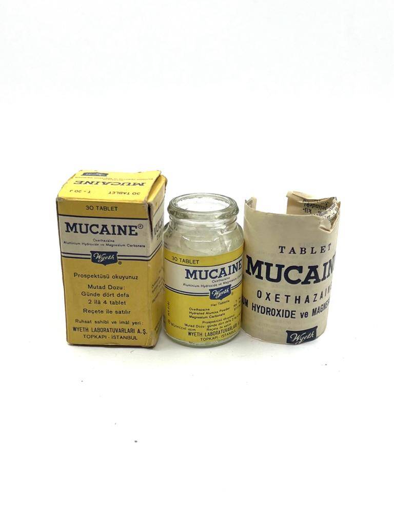 Vintage Mucaıne Tablet İlaç Kutusu MDL261 - 1