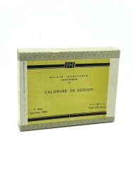 Vintage Chlorure DE Sodıum 1940 İlaç Kutusu MDL144 - 1