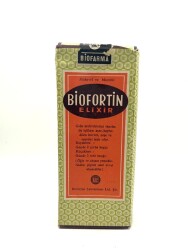 Vintage Biofortin Elixir 1945 İlaç Kutusu MDL71 - 2