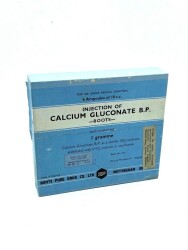 Vintage Calcıum Gluconate B.P 1949 İlaç Kutusu MDL160 - 2