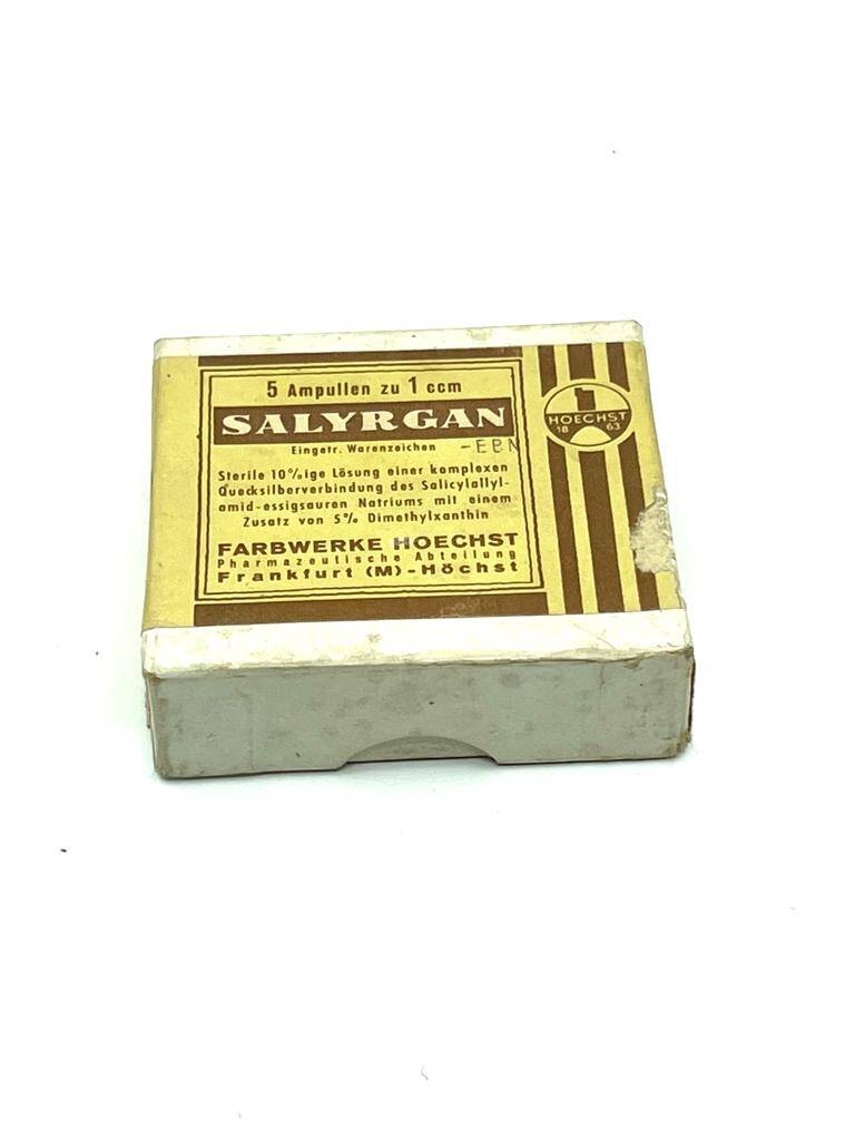 Vintage Salyrgan Ampul İlaç Kutusu MDL242 - 3