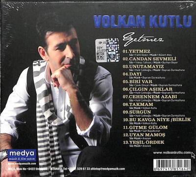 Volkan Kutlu - Yetmez (Sıfır Ürün) CD Müzik CD1987 - 2