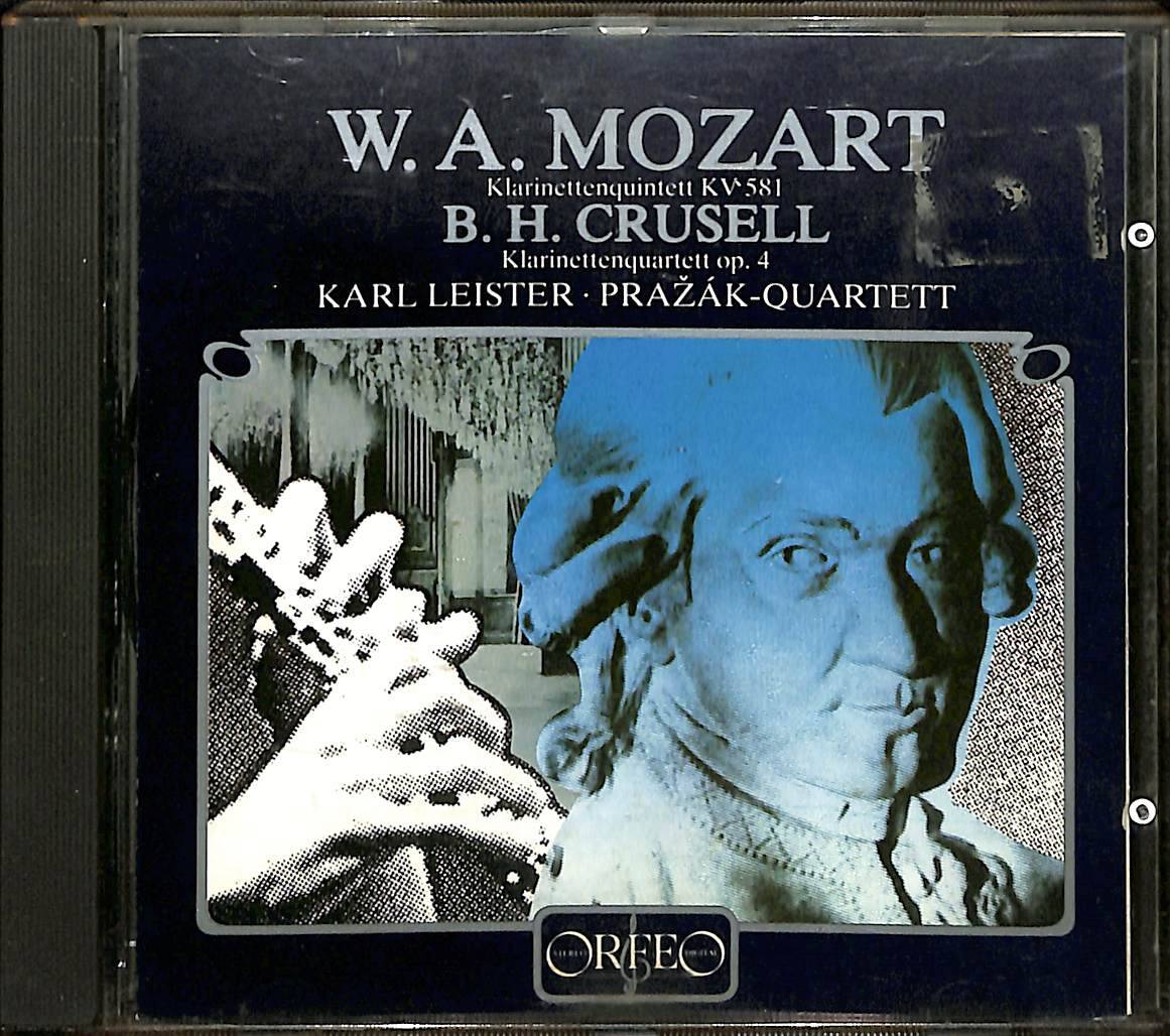 W. A. Mozart - B. H. Crusell - Karl Leister - Pražák - Quartett CD (İkinci El) CD3661 - 1