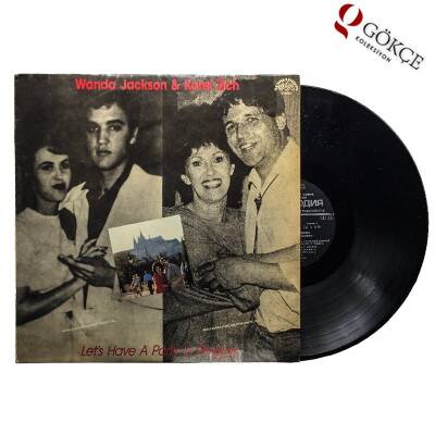 Wanda Jackson & Karel Zich ‎– Lets Have A Party In Prague LP PLK1055 - 1