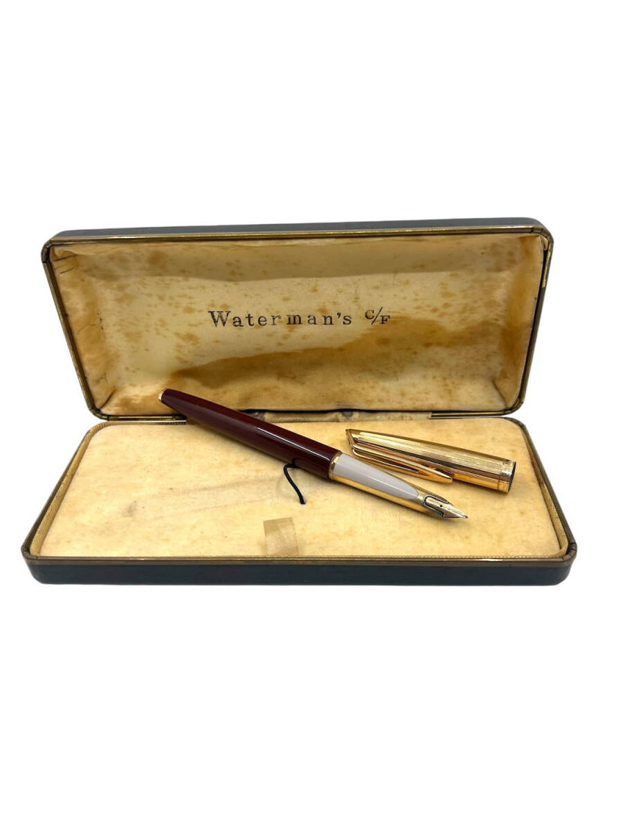 Waterman CF 1500 Altın Kaplama Dolma Kalem Uç 14 Ayar Altın 1950'ler USA Malı AOB4263 - 3