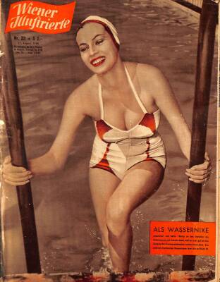 Wiener Illustrierte NR 32 11 August 1956 - Anita Ekberg, Marschal Tito , Marina Vlady, Marlon Brando NDR84099 - 1