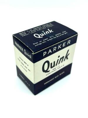 Wintage PARKER QUİNK Kutusunda Dolu Mürekkep - 2