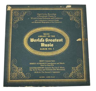 Worlds Greatest Music Album No1 (Bizet - Rimsky Korsakov - Rachmaninoff - Dukas) Klasik Müzik LP PLK11394 - 1