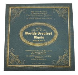 Worlds Greatest Music Album No11 (Chopin - Schubert) Klasik Müzik LP PLK11408 - 1