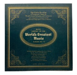 Worlds Greatest Music Album No16 (Mendelssohn - Franc - Bach - Vivaldi) Klasik Müzik LP PLK11410 - 1