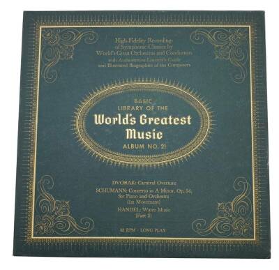 Worlds Greatest Music Album No21 (Dvorak - Schumann - Handel) Klasik Müzik LP PLK11405 - 1