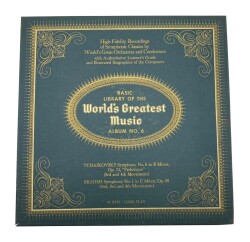 Worlds Greatest Music Album No6 (Tchaikovsky - Brahms) Klasik Müzik LP PLK11404 - 1