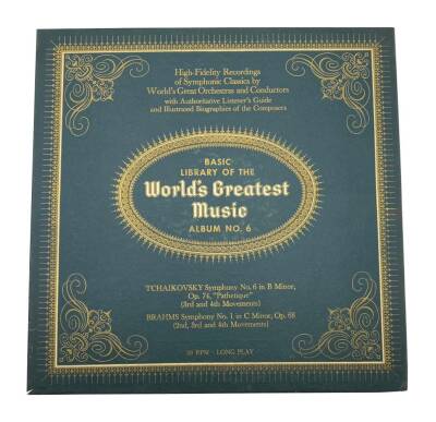 Worlds Greatest Music Album No6 (Tchaikovsky - Brahms) Klasik Müzik LP PLK11404 - 1