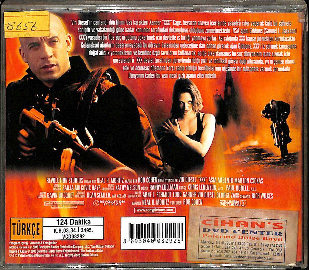 XXX Yeni Nesil Ajan Vin Diesel VCD Film VCD14814 Yabancı 