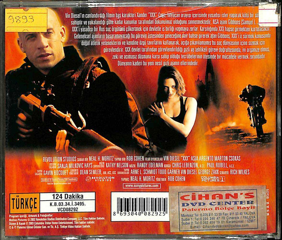 XXX Yeni Nesil Ajan Vin Diesel VCD Film VCD14917 Yabancı 