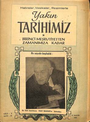 Yakın Tarihimiz Dergisi Cilt 2 Sayı 14 31 Mayıs 1962 KTP3027 - 1