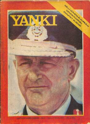 YANKI HAFTALIK HABER DERGİSİ 1-7 EYLÜL 1975 SAYI233 MİLLİ GÜVENLİK KURULU DEMOKRASİNİN EMNİYET SUBABI DRG536 - 1