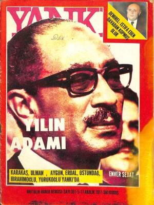 YANKI HAFTALIK HABER DERGİSİ 5-11 ARALIK 1977 SAYI351 YILIN ADAMI ENVER SEDAT DRG525 - 1