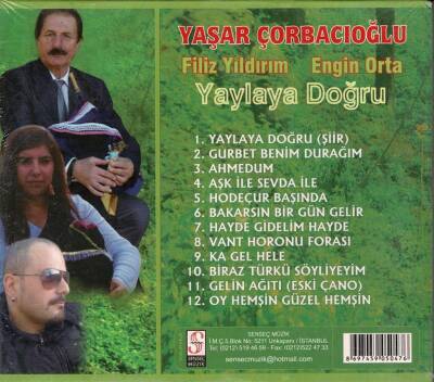 Yaşar Çorbacıoğlu - Yaylaya Doğru ( Sıfır Ürün ) CD Müzik CD713 - 8