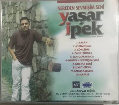 Yaşar İpek *Nereden Sevmişim Seni * ( İkinci El ) CD Müzik CD2492 - 2