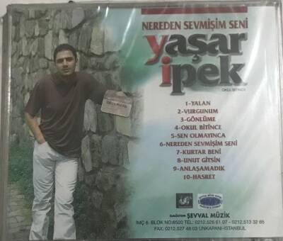 Yaşar İpek - Nereden Sevmişim Seni (Sıfır Ürün) CD Müzik CD2551 - 2