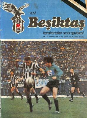 Yeni Beşiktaş Karakartallar Spor Gazetesi 7 Nisan 1982 - Beşiktaşın Kupa Dramı, Poster NDR84986 - 1