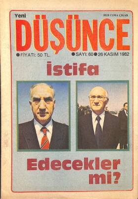 Yeni Düşünce 26 Kasım 1983 - Ergun Kaftancı, Mustafa Kafalı NDR84810 - 1