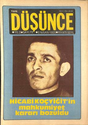 Yeni Düşünce Dergisi Sayı 79 8 Nisan 1983 - Hicabi Koçyiğit NDR84808 - 1