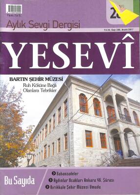 Yesevi Aylık Sevgi Dergisi Aralık 2017 Sayı 288 NDR78975 - 1