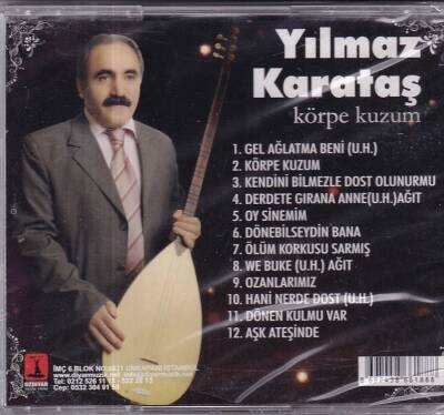 Yılmaz Karataş - Körpe Kuzum (Sıfır Ürün) CD Müzik CD1163 - 2