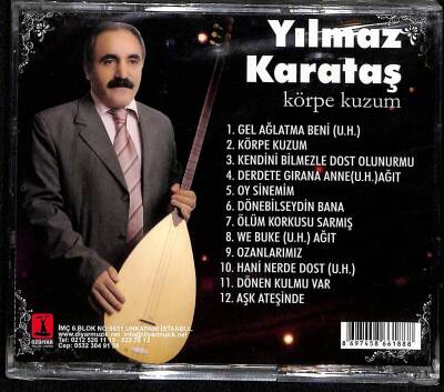 Yılmaz Karataş - Körpe Kuzum (Sıfır Ürün) CD Müzik CD1842 - 2