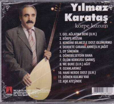 Yılmaz Karataş - Körpe Kuzum (Sıfır Ürün) CD Müzik CD993 - 2