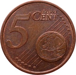 Yunanistan 5 Euro Cent 2002 ÇÇT YMP5865 - 1