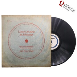 Yves Nat loeuvres de Piano de Schumann LP PLAK PLK968 - 1