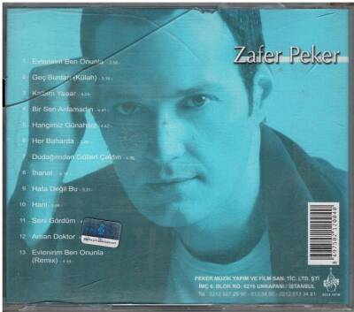 Zafer Peker *Evlenirim Ben Onunla* CD Müzik CD513 - 8