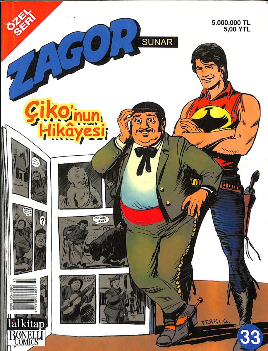 Zagor Özel Seri Sayı : 33 - Çiko'nun Hikayesi NDR89343 - 1