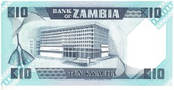 Zambiya 10 Kwacha 1986 Çil YKP1319 - 2