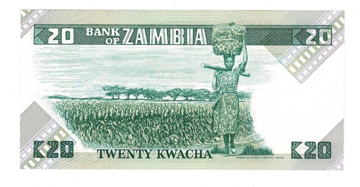 Zambiya 20 Kwacha 1980 ÇİL YKP6679 - 2