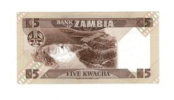 Zambiya 5 Kwacha 1980-1988 Çil YKP1317 - 2