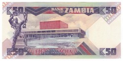 Zambiya 50 Kwacha 1980 Çil YKP2432 - 2