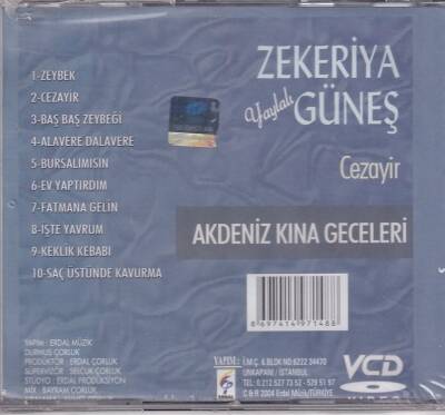 Zekeriya Güneş - Cezayir (Sıfır Ürün) CD Müzik CD825 - 4