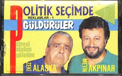 Zeki Alasya, Metin Akpınar, Politik Seçimde Reklamlar - 1 Güldürüler (Sarı Bandrol) Kaset (İkinci El) KST26464 - 1