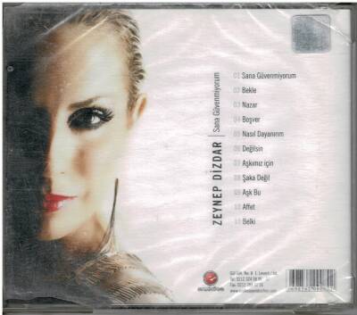 Zeynep Dizdar - Sana Güvenmiyorum CD Müzik CD558 - 4