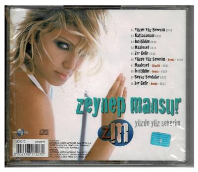 Zeynep Mansur - Yüzde Yüz Severim CD Müzik CD125 - 4