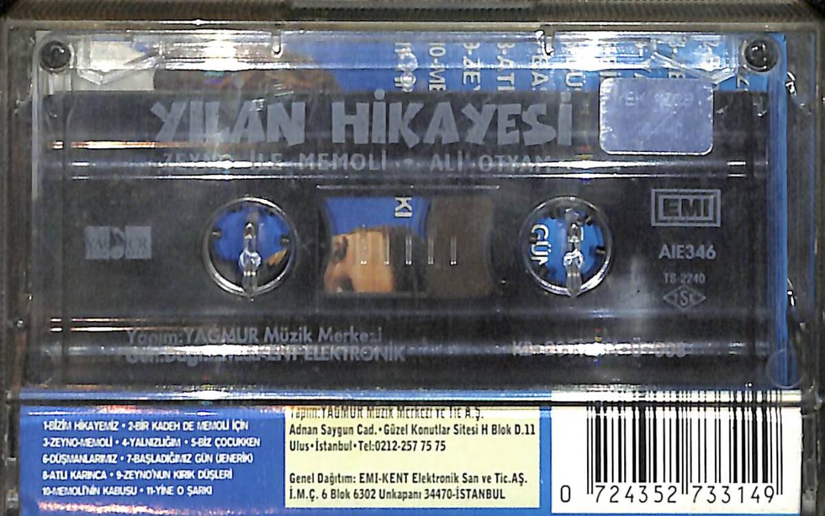 Zeyno İle Memoli - Ali Oytam - Yılan Hikayesi Kaset (İkinci El) KST27499 - 2