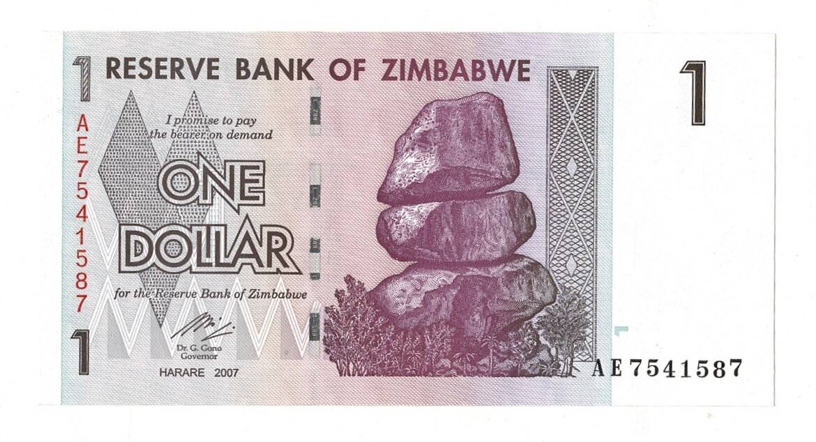 Zimbabwe 1 Dolar 2007 Çil YKP7915 - 1