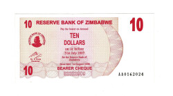 Zimbabwe 10 Dolar 2007 Çil YKP7848 - 1